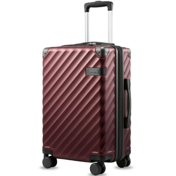 Expandable Polycarbonate Carry-On Luggage 20-Inch Airline Approved